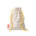 Petit sac Harlequin avec pinces à linge décoratives - Rose